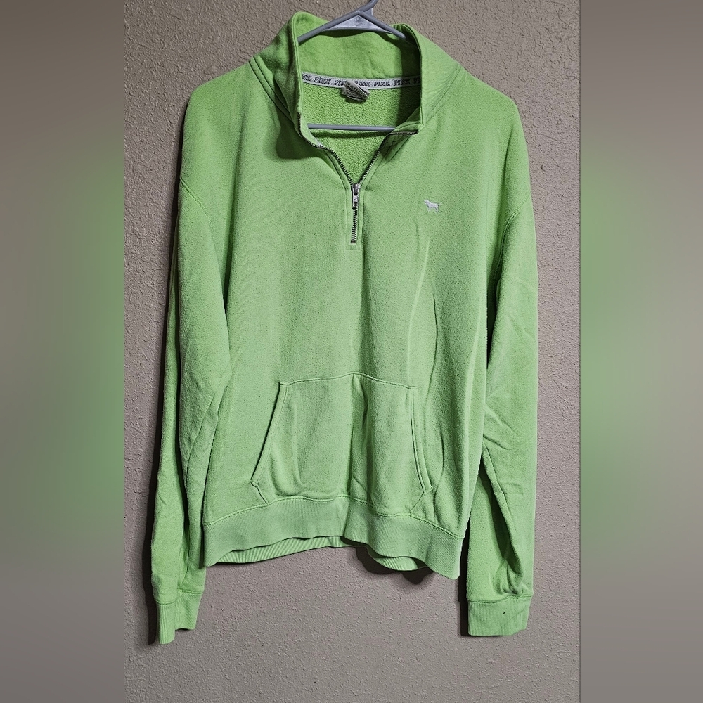 GUC Green Pink‎ 3/4 Zip Hoodie